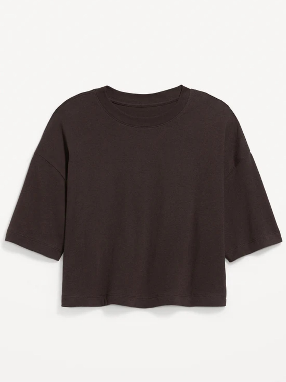 Cropped Short Sleeve Boxy Tee
